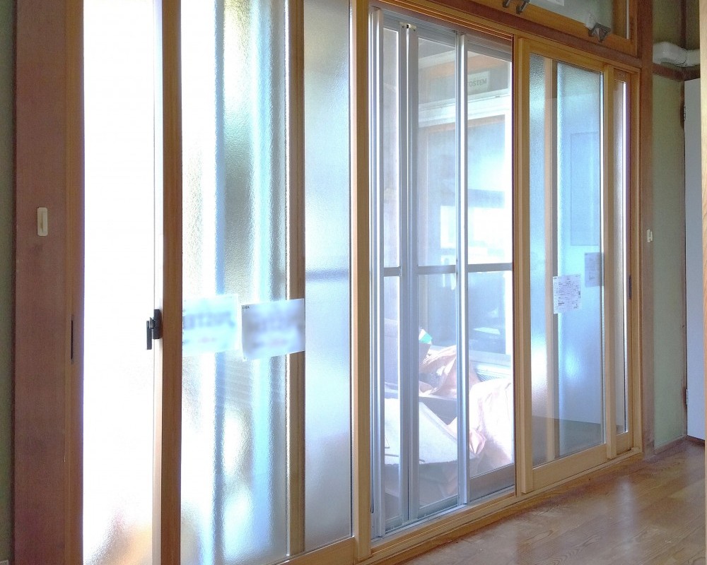 45年前の古い窓を新しく