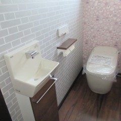 【トイレ取替・手洗い設置】施工事例更新！