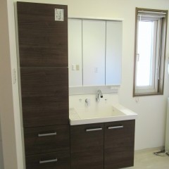 【洗面化粧台のリフォーム】施工事例更新