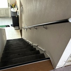 【階段手すり取付・床張り替え】施工事例更新